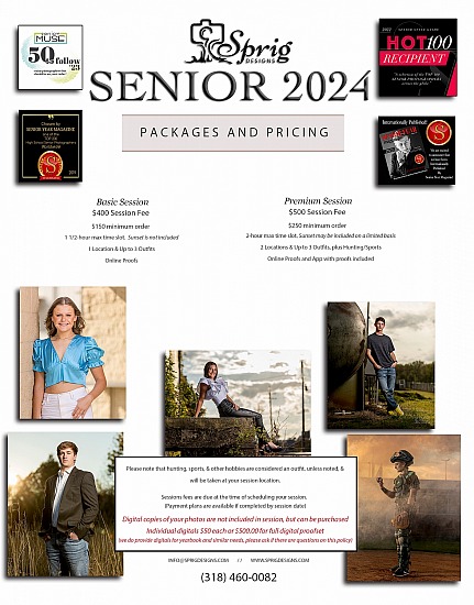 Senior Session Booking